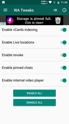 WA Tweaks android App screenshot 2